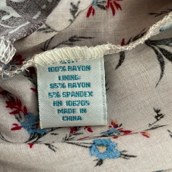 Sundance Everyday Dream Dress pink brown cream boho floral crochet loose size S - Picture 15 of 16